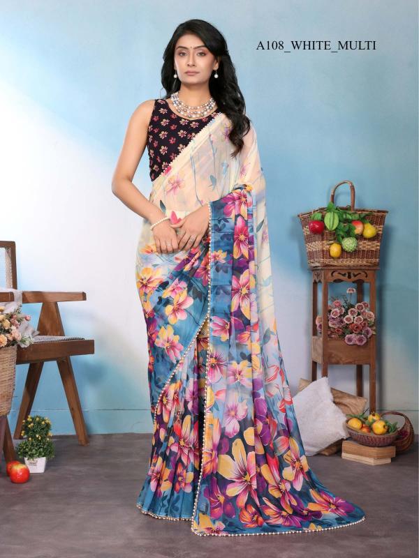 GC printed saree surat wholesellers market